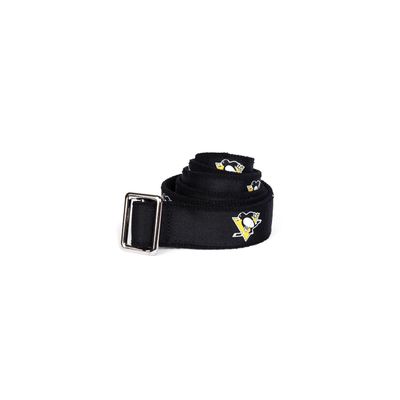 GELLS Pittsburgh Penguins NHL Hockey Belt Officially Licensed With Nickel Finished Brass Buckle And Logo Tin Youth Size Small