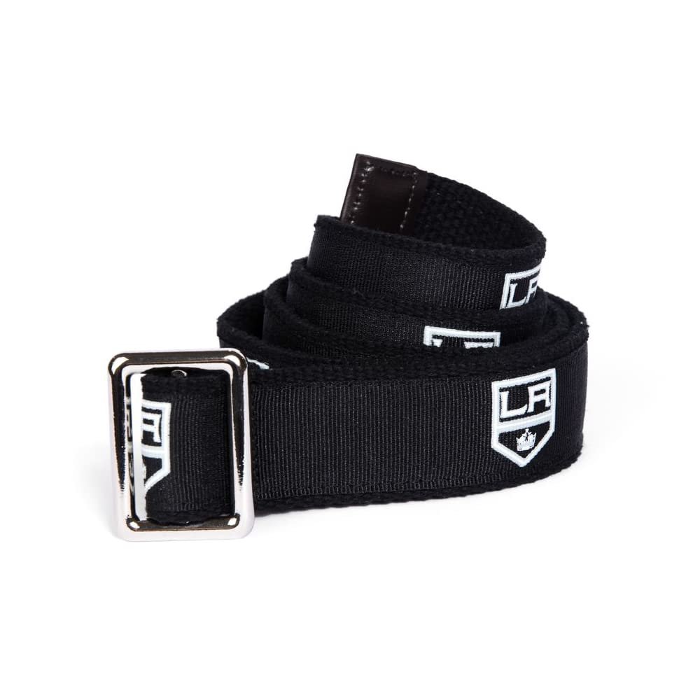 GELLS Los Angeles Kings NHL Hockey Belt Officially Licensed With Nickel Finished Brass Buckle And Logo Tin Youth Size Large