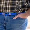 GELLS New York Islanders NHL Hockey Belt Officially Licensed With Nickel Finished Brass Buckle And Logo Tin Youth Size Large view 3