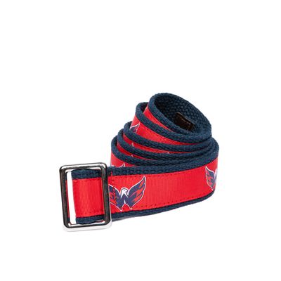 GELLS Washington Capitals NHL Hockey Belt Officially Licensed With Nickel Finished Brass Buckle And Logo Tin Youth Size Medium