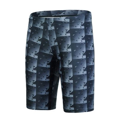 Xioker Boys Swim Jammers Kids Jammer for Swimming,Youth Boy Compression Swimming Jammer Trunks Boy Swim Shorts UPF50+(Grey Printed XS)