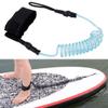 01 02 015 Paddle Board Ankle Strap, Heat Shrink Protection Surfboard Leash for Body for Surfboard(Transparent Blue core) view 2
