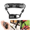 01 02 015 Bike Password Lock, Mountain Bike Helmet Lock Small Size and Lightweight for Home for Office view 2