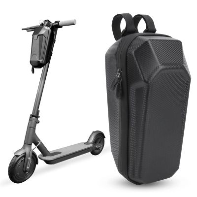 01 02 015 Electric Scooter Bag, Universal Hard Shell Waterproof Storage for Electric Scooter Accessories