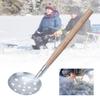 Ice Fishing Scoop, Ice Skimmer, Winter Fishing Skimmer Scoop, 34 x 8cm Iron+wood 130g Ice Picks for Ice Fishing for Ice Fishing Fishing Lover Lake Winter Fishing view 2