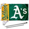 Oakland Athletics Flag Pole and Bracket Set view 1