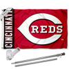 Cincinnati Reds Flag Pole and Bracket Set view 1