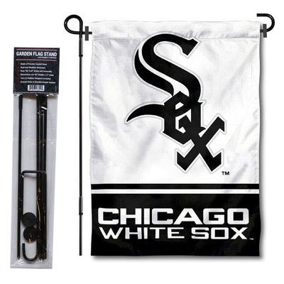 Chicago White Sox Garden Flag with Stand Holder