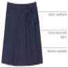 French Toast Girls Uniform Skirts, Pleated Knot Scooter, Navy, 12 view 3