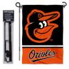 Baltimore Orioles Garden Flag with Stand Holder view 2