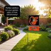 Baltimore Orioles Garden Flag with Stand Holder view 4