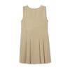 French Toast Girls Double Buckle Jumper, Khaki, 8 view 2