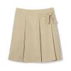 French Toast Girls Uniform Skirts, Pleated Knot Scooter, Khaki, 14 view 1