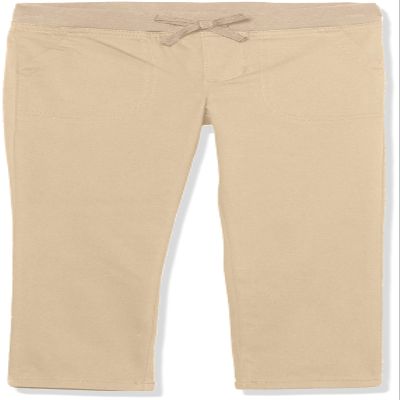 French Toast Girls Pull-on School Uniform Pants, Khaki, 10 US