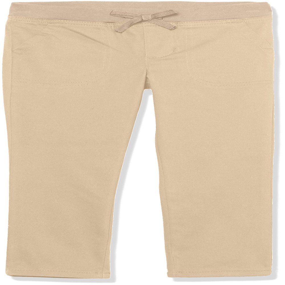 French Toast Girls Pull-on School Uniform Pants, Khaki, 10 US