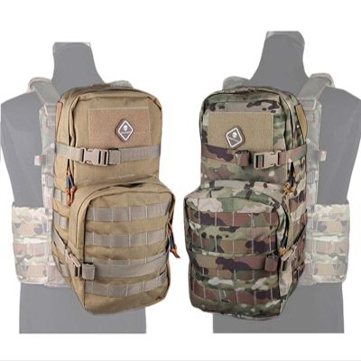 Emerson Modular Assault Pack w 3L Hydration Military Travelling Multi-purpose Molle Backpack Shoulder Bag (AOR1)