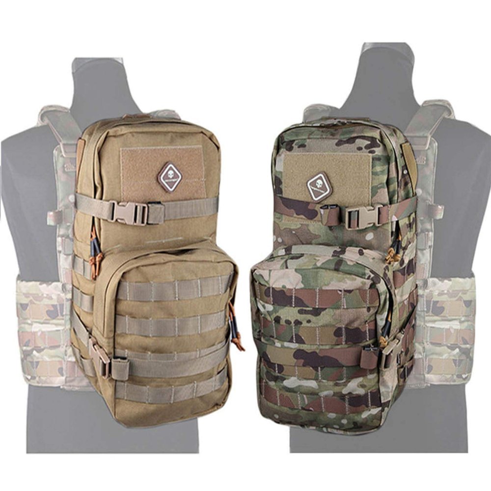 Emerson Modular Assault Pack w 3L Hydration Military Travelling Multi-purpose Molle Backpack Shoulder Bag (AOR1)