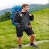 Men's Athletic Shirts Mositure Wicking Sun Shirt With Hood Full Zipper Sun Protection Jacket Hoodie Lightweight Fishing Hiking Cooling Shirts Black-L view 3