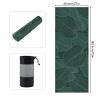 susiyo Natural Green Leaves Yoga Towel with Storage Mesh Bag Soft Sweat Absorbent Non Slip Hot Yoga Towels Ideal for Women & Men Travel 73" x 27" view 3
