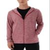 Woitury Men's Hiking Shirt Full Zip Sun Protection Jacket Hoodie with Pockets Lightweight Fishing Shirts Dark Red L view 1