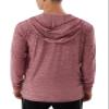 Woitury Men's Hiking Shirt Full Zip Sun Protection Jacket Hoodie with Pockets Lightweight Fishing Shirts Dark Red L view 2