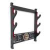 BDOUyi Sword Holder Katana Stand Wall Mount Samurai Sword Rack Stand Red Velvet Style for Katana Wakizashi-Red Velvet-3Tier