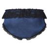 dPois Men's Silky Satin Lace Ruffled Bowknot Panties Knickers Sissy Crossdress Briefs Dark_Blue X-Large view 2