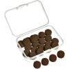 Gejoy 20 Pcs Billiard Pool Cue Tips Replacement Kit Pool Stick Tips with Storage Box for Snooker(13 mm,Dark Brown) view 1