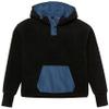 Amazon Essentials Women's Teddy Fleece Quarter Button Hooded Jacket - Discontinued Colors, Black, 1X view 1