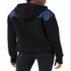 Amazon Essentials Women's Teddy Fleece Quarter Button Hooded Jacket - Discontinued Colors, Black, 1X view 2