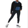 Amazon Essentials Women's Teddy Fleece Quarter Button Hooded Jacket - Discontinued Colors, Black, 1X view 3