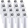 CHENGU 16 Pack Aluminum Water Bottles 20 Oz Blank Reusable Water Bottles Lightweight Aluminum Gym Travel Bottle Leak Proof Team Customized Bottles for Bike Bicycle Camping view 1