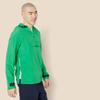 Amazon Essentials Men's Athletic Lightweight Stretch Woven Colorblock Anorak Hiking Running Jacket, Green, Medium view 2