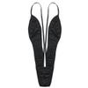 Sywiyi Women's One Piece Bathing Suit Bikini Deep V Neck Thong Bodysuit Sling Shot Monokini Swimsuits Black C One Size view 1