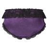Alvivi Men's Low Waist Ruffled Lace Satin Bikini Briefs Underwear Sissy Crossdressing Pajamas Purple Medium view 2