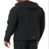 Amazon Essentials Men's Athletic Lightweight Stretch Woven Colorblock Anorak Hiking Running Jacket, Black  Original, X-Large view 2