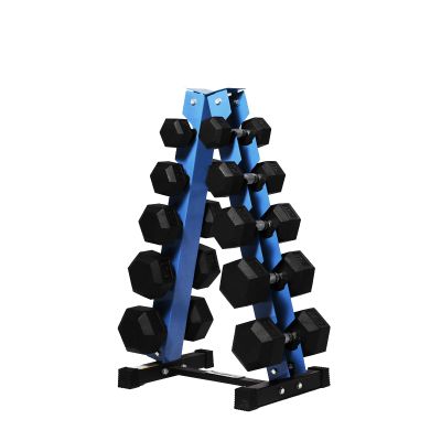 RitFit 150/200/250LB/300LB Rubber Hex Dumbbell Sets with Weights Rack, Multiple Color Choices Available, Great Gym Equipment for Home, Strength Training, Workouts