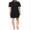 Amazon Essentials Women's Knit Jersey Sleep Tee Nightdress, Black, XS view 2