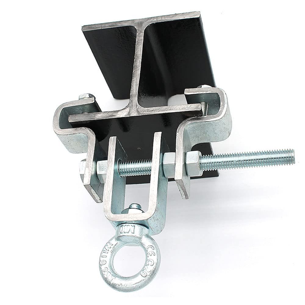 WANLIAN I-Beam Heavy Bag Hanger; Steel Clamp for Heavy Bag. Suitable for I-Beams with Bottom Width 2.5" 6.3cm7.5" 19cm; Can Withstand 450 Lbs