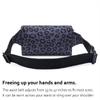 HotStyle 521s Fashion Fanny Pack, Small Waist Bag for Hiking, Cross Body Style Cute for Women, Kids & Girls, Cheetah, Dark Gray view 3