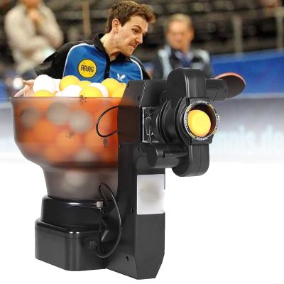 WZFANJIJ Table Tennis Robot Ping Pong Ball Machine Serves,with 36 Different Spin Balls, 40mm Regulation Ping Pong Balls Automatic Table Tennis Machine