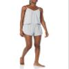 Amazon Essentials Women's Knit Jersey Cami Short Pajama Set, Grey Heather, Medium view 1