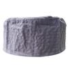 Flat-top Muslim Prayer Cap - Plain Faded Gray Fabric Double-Layered 3-inch Tall Kufi Topi Tupi Head Cover Islamic Namaz Salah Hat (XS- 21" (53.3cm)) view 1