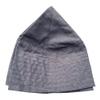 Flat-top Muslim Prayer Cap - Plain Faded Gray Fabric Double-Layered 3-inch Tall Kufi Topi Tupi Head Cover Islamic Namaz Salah Hat (XS- 21" (53.3cm)) view 2