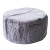 Flat-top Muslim Prayer Cap - Plain Faded Gray Fabric Double-Layered 3-inch Tall Kufi Topi Tupi Head Cover Islamic Namaz Salah Hat (XS- 21" (53.3cm)) view 3