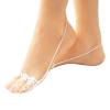 Daisy and Bella 4 Pairs Breathable Lace No Show Socks, Toe Topper Half Socks, Low Cut Liner Slingback Sock. (Lace 4 White) view 1