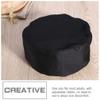 3pcs Adjustable Chef Caps Breathable Mesh Chef Hats for Men and Women for Restaurants Cooking and Home Use Black view 2