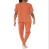 Amazon Essentials Women's Cotton Modal Maternity and Nursing Sleepwear Pajama Set, Terracotta, Small view 2