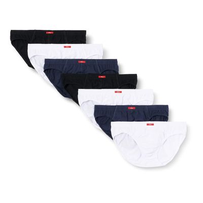 s.Oliver Men's Underwear (Pack of 7), Black/White/Navy, XX-Large