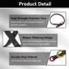 HERCHR Tree Arborist Friction Saver, 22KN Tree Climbing Cambium Saver Loop Belt Arborist Sling Rope Retrievable Anchor, 120cm/47.2inch view 4